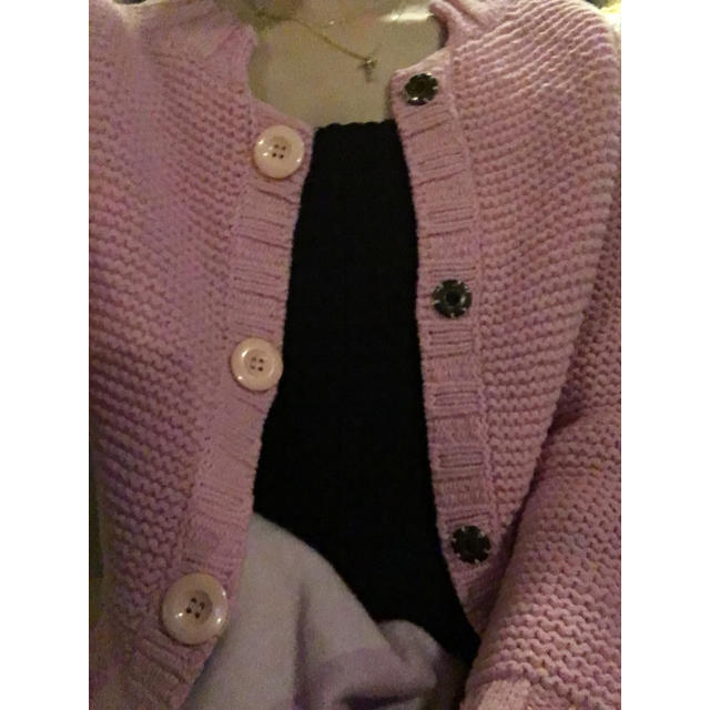 Chloé pink wool cardigan.