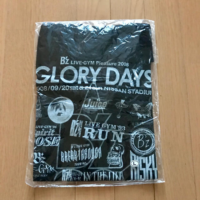 ◆B'z LIVE-GYM 2008 GLORY DAYS ライブ Tシャツ L