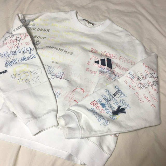 adidas - yeezy season 5 落書き スウェット sサイズ の通販 by みや's