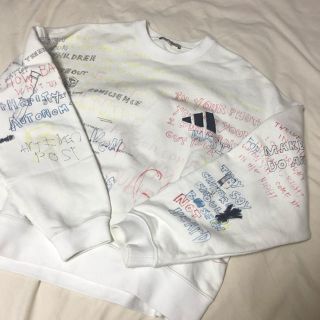 adidas - yeezy season 5 落書き スウェット sサイズ の通販 by みや's