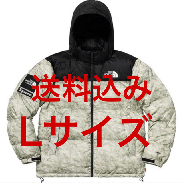 Supreme  Paper Print Nuptse Jacket