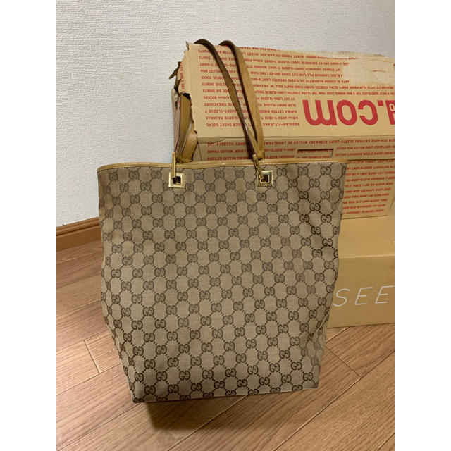 Gucci - GUCCIキャンバスショルダーバッグ✩.*˚訳あり品の通販 by みゆりん's shop