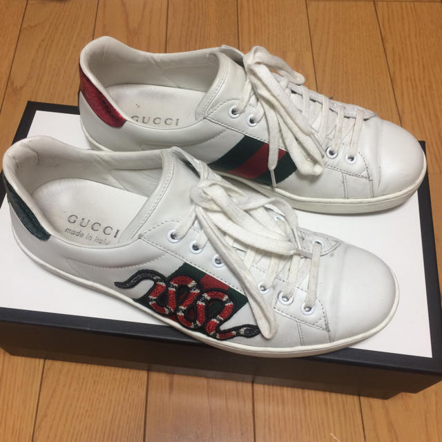 Gucci - GUCCI スネーク エーススニーカーの通販 by RE