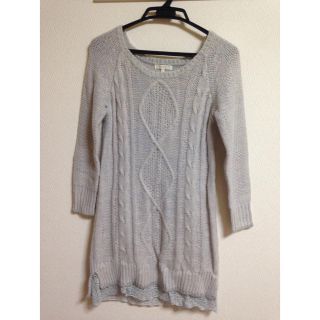 プロポーションボディドレッシング(PROPORTION BODY DRESSING)の水色ニットワンピ☆(ミニワンピース)