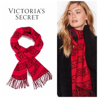 ヴィクトリアズシークレット(Victoria's Secret)の新品＊ヴィクトリアシークレット＊マフラー/ストール＊スカーレット(マフラー/ショール)