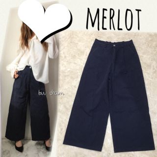 メルロー(merlot)のmerlot♡ネイビー パンツ(カジュアルパンツ)