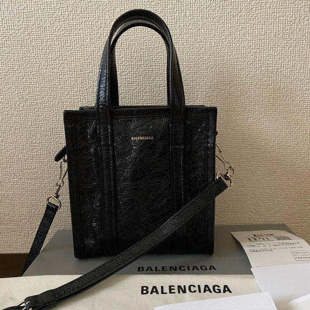 バレンシアガ☆BALENCIAGA バザール ショッパー XXS新品 ...