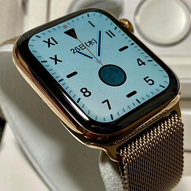 Apple Watch - 美品 Apple Watch Series 4 ゴールド ステンレス 44mmの