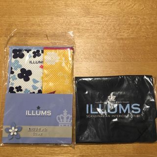 【新品未開封】ILLUMS 水切りマット& トートバッグ(収納/キッチン雑貨)