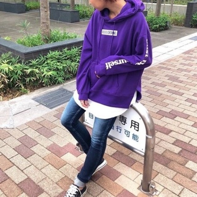 RCWB BOX LOGO レイヤード パーカー