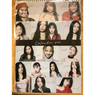イーガールズ(E-girls)のE.G.family 2020 カレンダー 壁掛け(ミュージシャン)