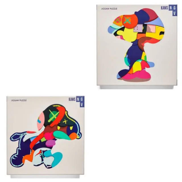 送料込み　即発送　2種セット kaws カウズ　パズル　puzzle スヌーピー エンタメ/ホビーの美術品/アンティーク(その他)の商品写真