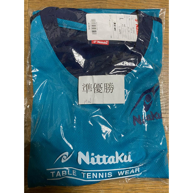 Nittaku(ニッタク)のニッタク　Tシャツ　新品　Ｌサイズ スポーツ/アウトドアのスポーツ/アウトドア その他(卓球)の商品写真