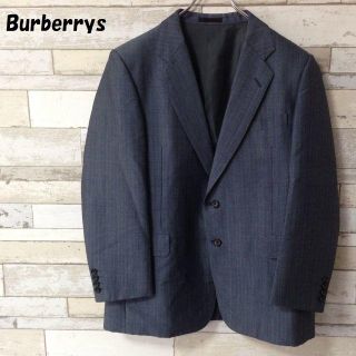 バーバリー(BURBERRY)のてもちさん専用バーバリー ウールテーラードジャケット ブルー系(テーラードジャケット)