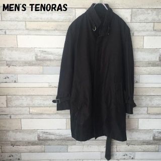 メンズティノラス TENORAS ステンカラーコート ロング ライナー ブラック