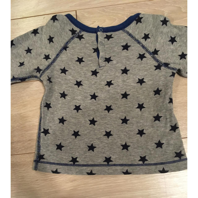 PETIT BATEAU(プチバトー)のプチパトー　リバーシブル　ロンT キッズ/ベビー/マタニティのベビー服(~85cm)(Ｔシャツ)の商品写真