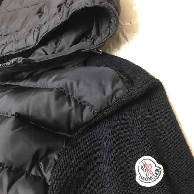 MONCLER ニットダウン ネイビー 使用回数少 | www.joscil.com.br