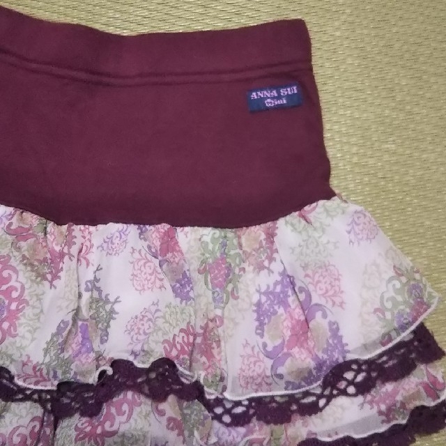 ANNA SUI mini(アナスイミニ)のスカパン スカート 110㎝★アナスイミニ キッズ/ベビー/マタニティのキッズ服女の子用(90cm~)(スカート)の商品写真