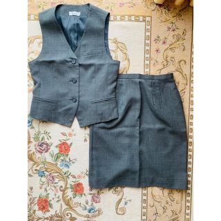 ニッセン(ニッセン)のセール中！！事務服 ベストスカート セット(スーツ)