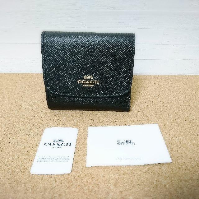 COACH 　コーチ　折り財布　ブラック　黒