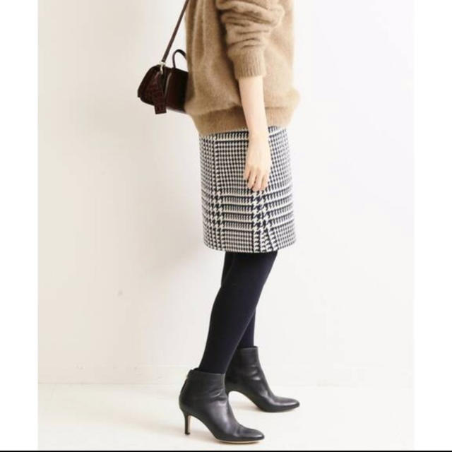 IENA(イエナ)のイエナ☆ロービングチェック台形スカート レディースのスカート(ひざ丈スカート)の商品写真