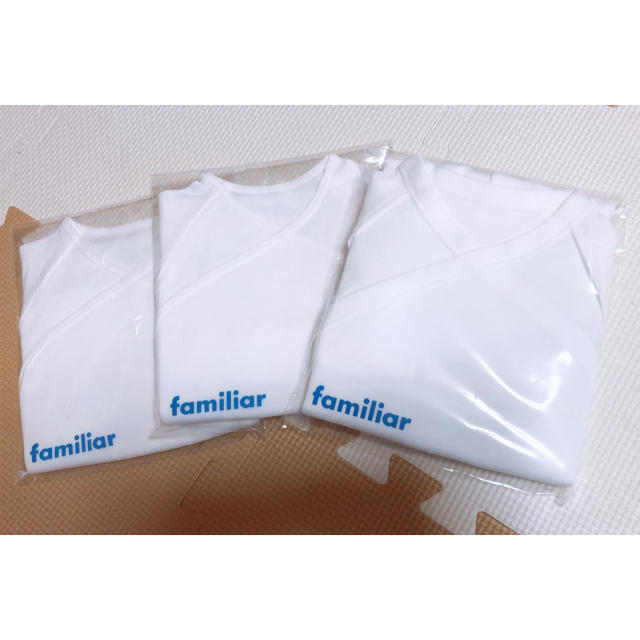 familiar(ファミリア)のファミリア ベビー肌着3点セット キッズ/ベビー/マタニティのベビー服(~85cm)(肌着/下着)の商品写真