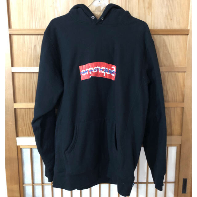 Supreme(シュプリーム)のsupreme comme des garcons boxlogo hoodie メンズのトップス(パーカー)の商品写真