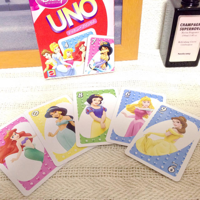 Disney(ディズニー)のディズニープリンセス♡UNO♡ エンタメ/ホビーのテーブルゲーム/ホビー(トランプ/UNO)の商品写真