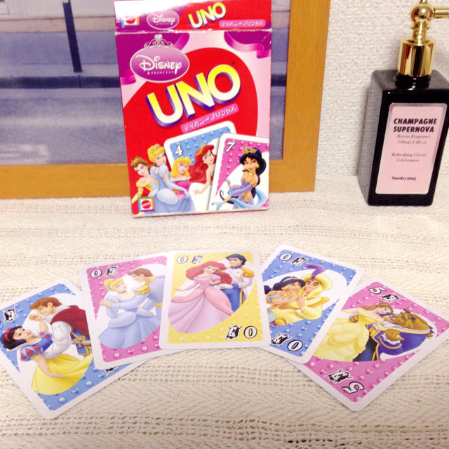 Disney(ディズニー)のディズニープリンセス♡UNO♡ エンタメ/ホビーのテーブルゲーム/ホビー(トランプ/UNO)の商品写真