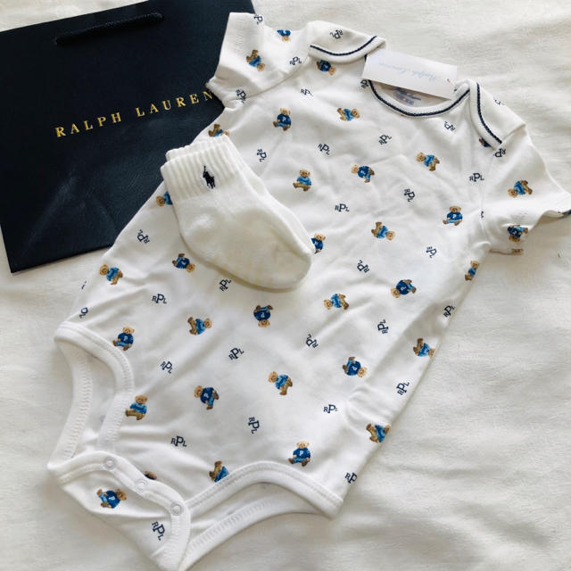 Ralph Lauren(ラルフローレン)のお年玉企画！限定5着200円引き！！ラルフギフト70☆ キッズ/ベビー/マタニティのベビー服(~85cm)(ロンパース)の商品写真