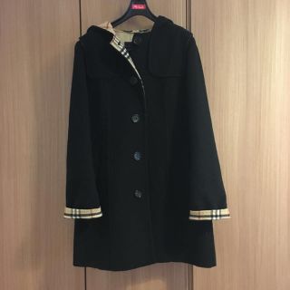 BURBERRY - バーバリー フード付き ウールコートの通販 by Moca 's