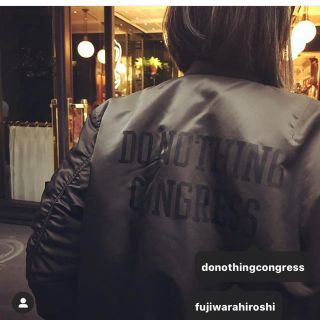 アルファインダストリーズ(ALPHA INDUSTRIES)のLサイズ do nothing congress ma-1 dark olive(フライトジャケット)