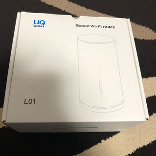 エーユー(au)の値下！！！UQWiMAX L01 speed Wi-Fi HOME(その他)