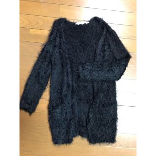 エイチアンドエム(H&M)のH&M シャギー　カーディガン 130 女の子(カーディガン)