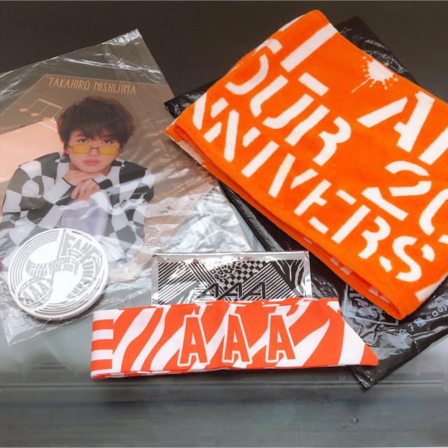 AAA 10th マフラータオル 橙 西島隆弘 Nissy 【まとめ買い】 www.fasf