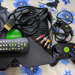 エックスボックス(Xbox)の初代XBOX evox導入 HDD500G換装 エミュOK(家庭用ゲーム機本体)