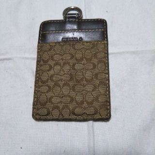 コーチ(COACH)の金銀様専用。COACH シグネチャー定期入れ(名刺入れ/定期入れ)