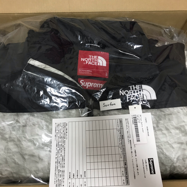 Lサイズ Supreme The North Face Paper Nuptse