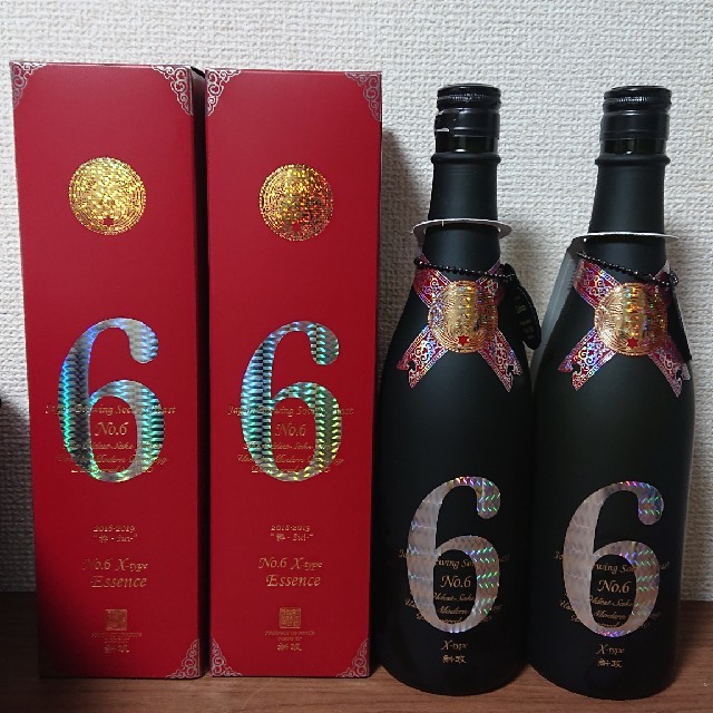 【258本限定】新政 No.6 x-type essence 2本セット 食品/飲料/酒の酒(日本酒)の商品写真