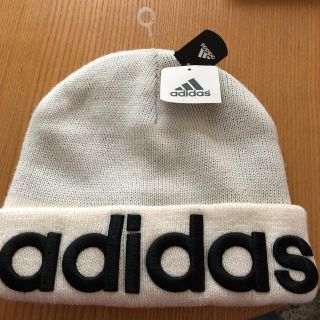 アディダス(adidas)の☆お値下げしました☆アディダスニット帽(ニット帽/ビーニー)