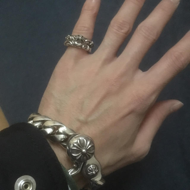 数量限定価格!! Chrome Hearts セット リング スクロールバンド SBT