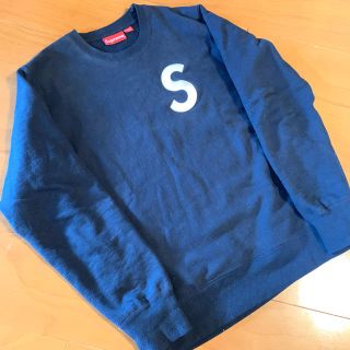 シュプリーム(Supreme)のSupreme - S Logo Crewneck トレーナーNAVY（正規品）(スウェット)