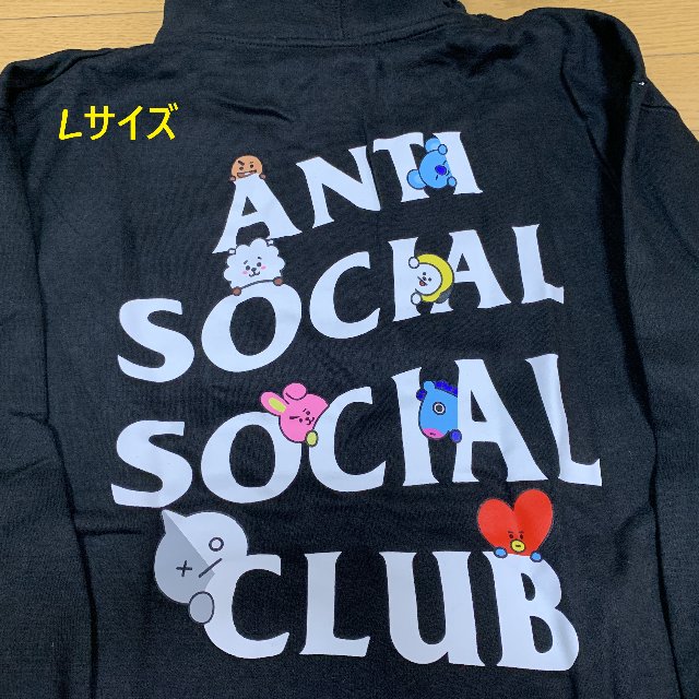 正規品 Anti Social Social Club Black フーディー
