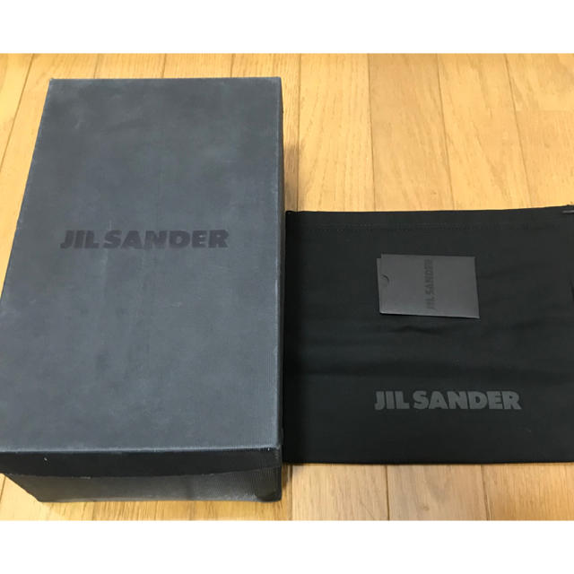 Jil Sander(ジルサンダー)の新品未使用　ジルサンダー　スニーカー　ブラック　黒　jil sander 41 メンズの靴/シューズ(スニーカー)の商品写真