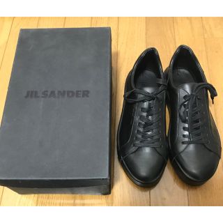 ジルサンダー(Jil Sander)の新品未使用　ジルサンダー　スニーカー　ブラック　黒　jil sander 41(スニーカー)