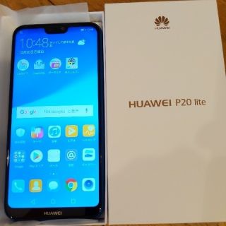 アンドロイド(ANDROID)のHUAWEI P20 Lite ブルー 32GB SIMフリー(スマートフォン本体)