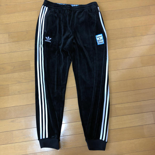 adidas × have a good time ベロア トラックパンツ | フリマアプリ ラクマ