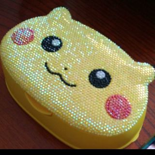 ハンドメイド ピカチュウ ウェットテイッシュケース(ベビーおしりふき)