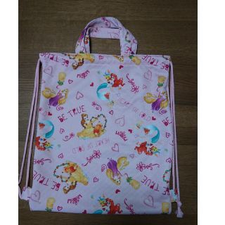 ディズニー(Disney)の【にゃ様専用】新品 ディズニープリンセス ナップザック(体操着入れ)