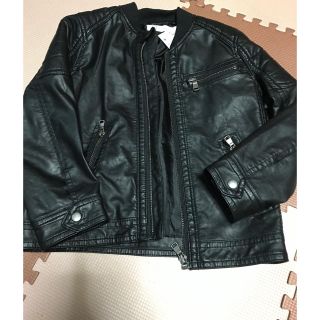 エイチアンドエム(H&M)のライダース　レザージャケットキッズ　H&M(ジャケット/上着)